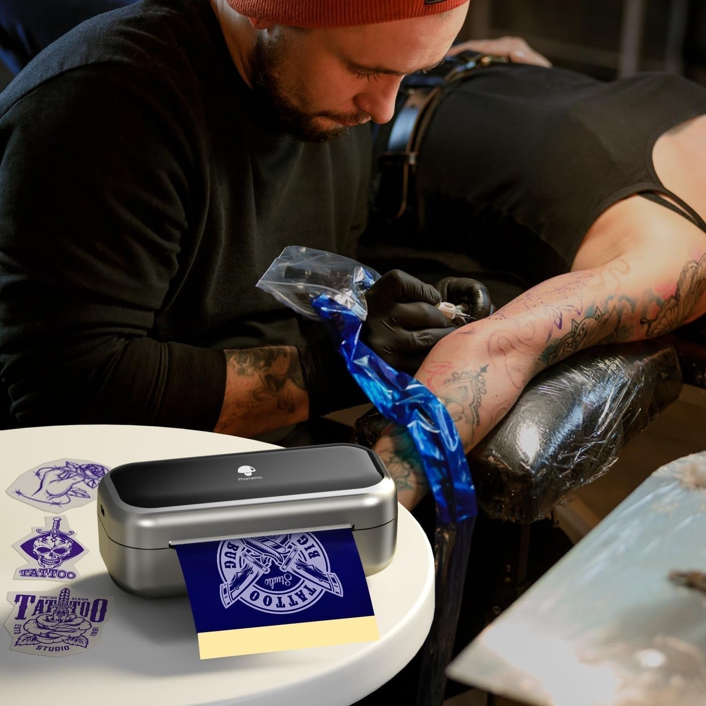 Phomemo TP31 Tattoo Transfer Paper Only for TP31 Tattoo Machines Printer, 3.15" X 5.24" Transfer Paper, 100Pcs