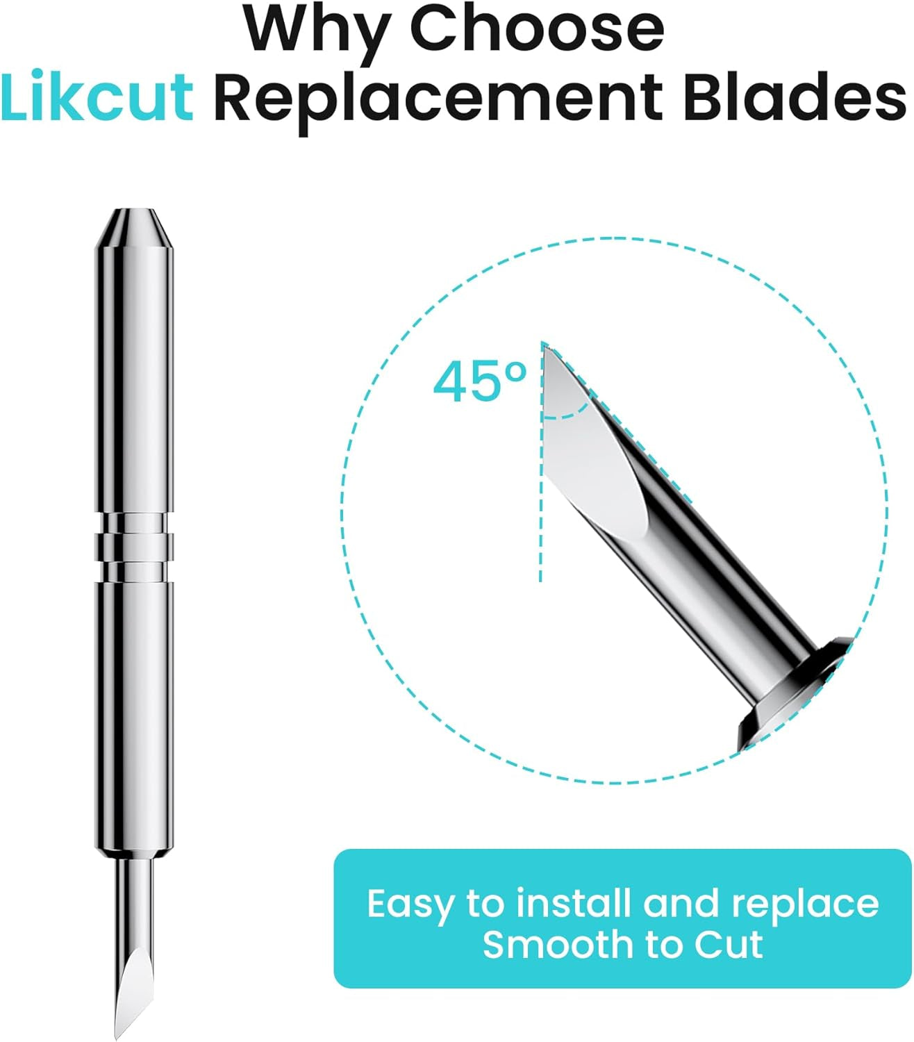 Glee S501 Vinyl Cutting Machine, 2 Likcut Replacement Blades