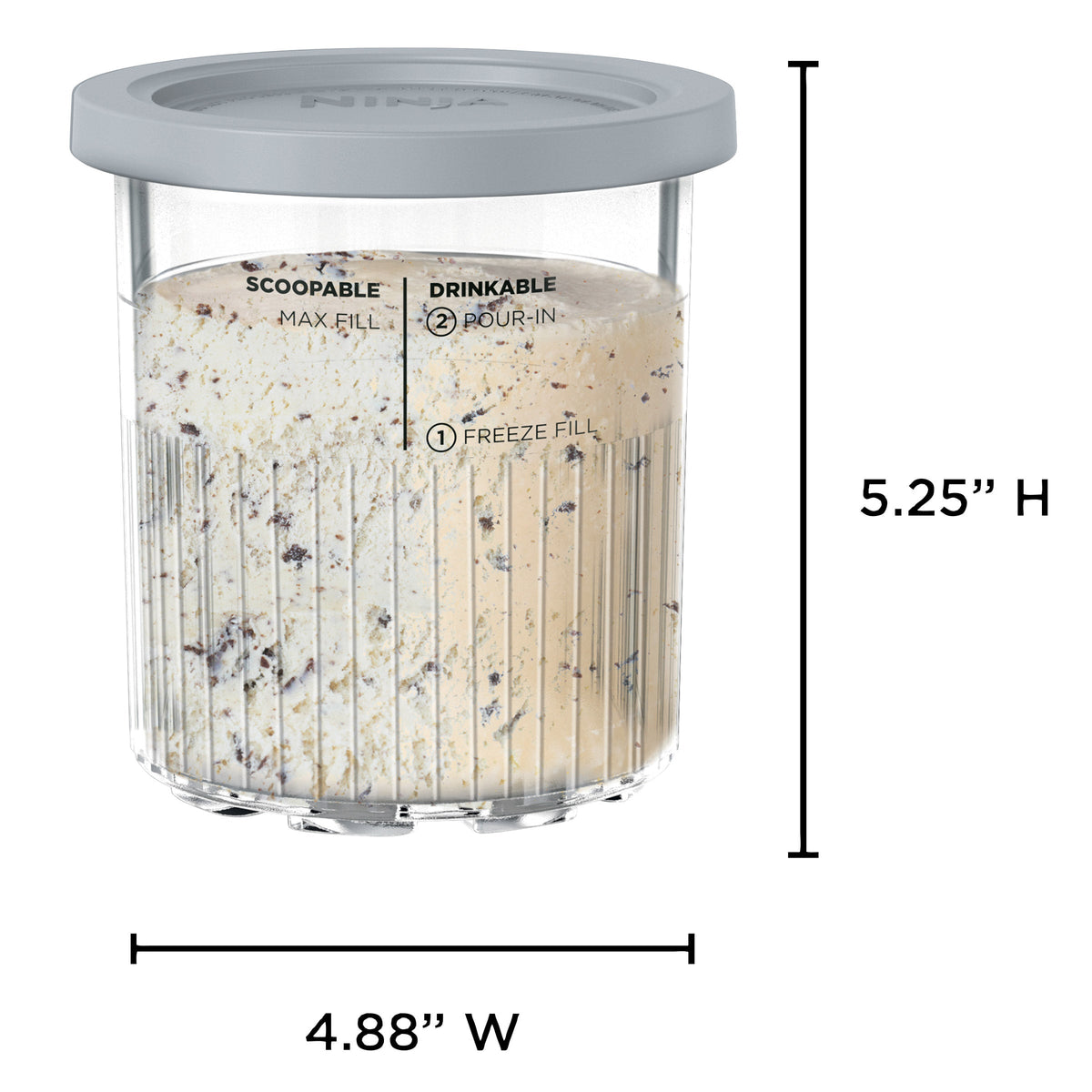 Ninja Creami XL 24Oz Tubs and Lids, 6-Pack