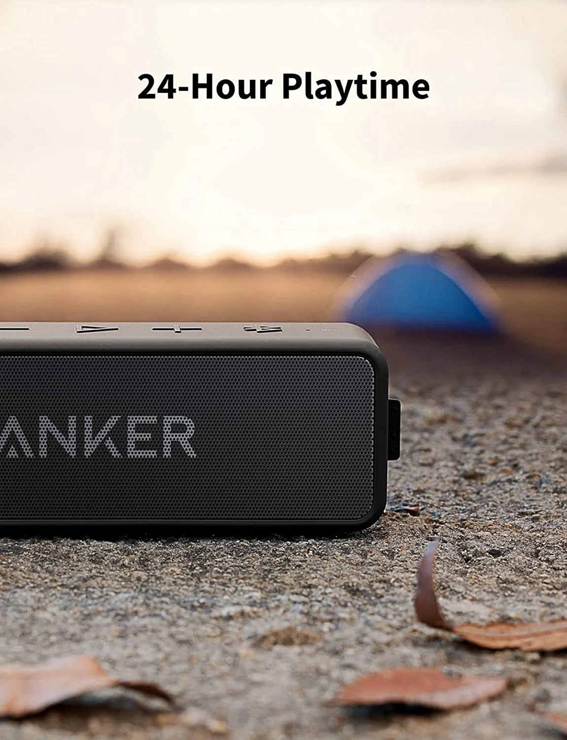 Anker 2 Portable Bluetooth Speaker Dual-Driver Wireless Stereo Pairing, Waterproof