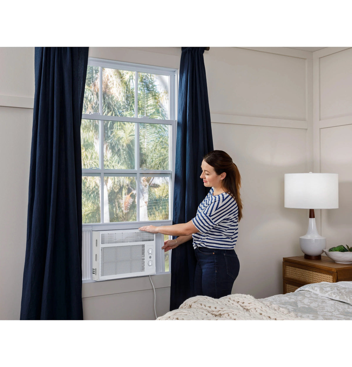 GE 5,000 BTU, 115V Mechanical Window Air Conditioner, Covers up to 150 Sq Ft