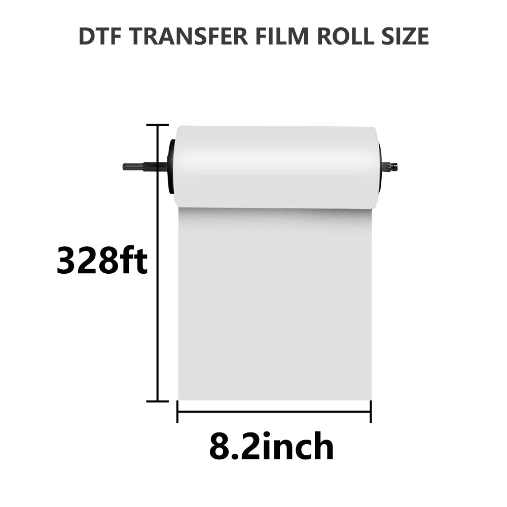 Procolored DTF Pretreat Transfer Roll Film 8.2 Inch X 328 Ft——Fit for A4 DTF Printer
