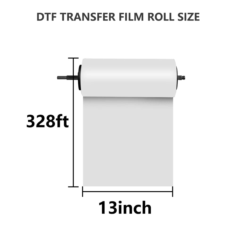 Procolored DTF Pretreat Transfer Roll Film 13 Inch X 328 Ft——Fit for A3 DTF Printer