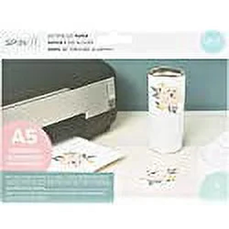 Spin It Water Slide Paper 8.5"X5.5"-Clear
