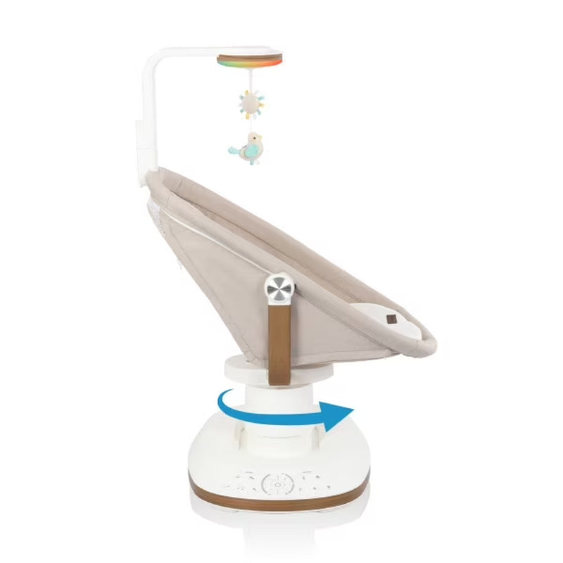 Evenflo Elara 2-In-1 Smart Motion Swing & Soothing Nest, Coastal Coffee