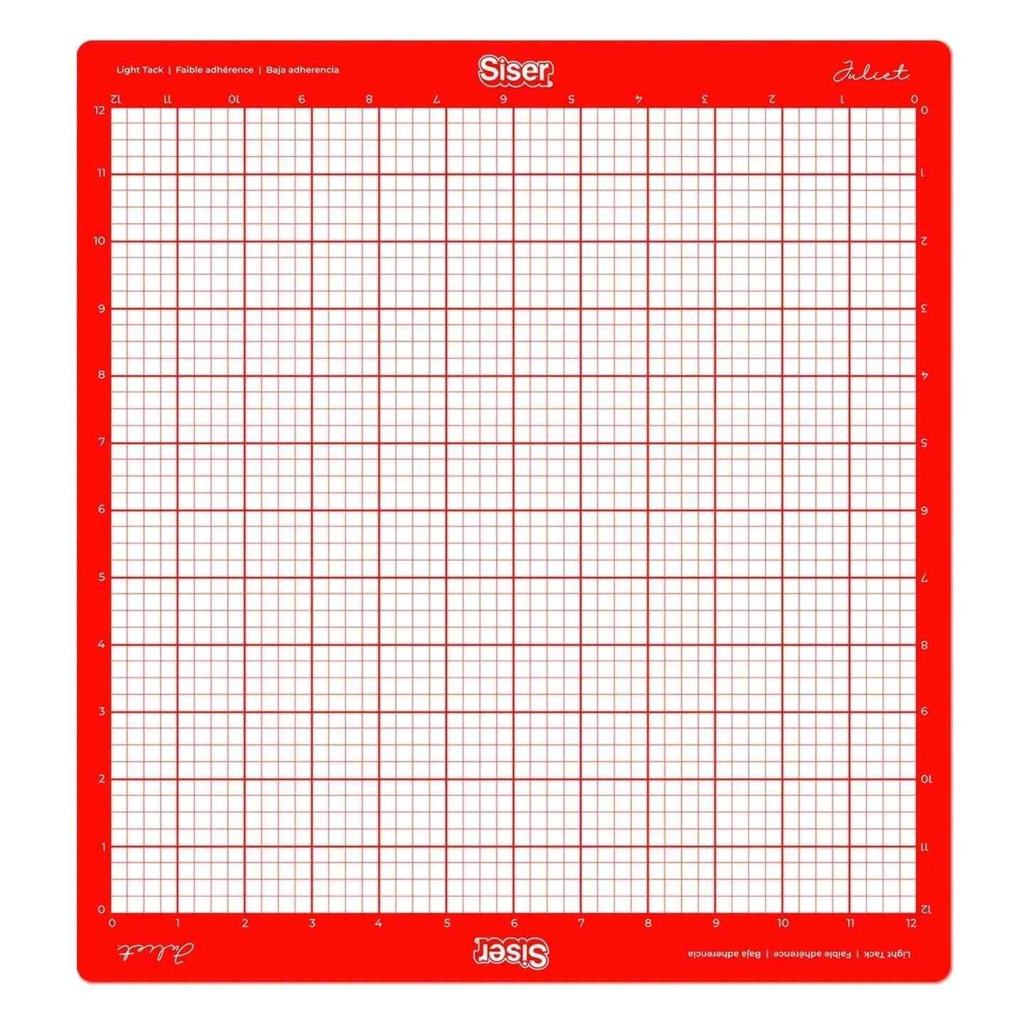 Siser Juliet Light Tack Cutting Mat - Red 12" x 12" Siser Bundles Siser Siser Juliet Light Tack Cutting Mat - Red 12Siser Juliet Light Tack Cutting Mat - Red 12 Siser Juliet Light Tack Cutting Mat - Red 12" x 12"