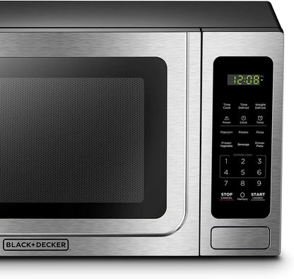 1.4 Cu Ft Countertop Microwave Ovens in Stainless Steel