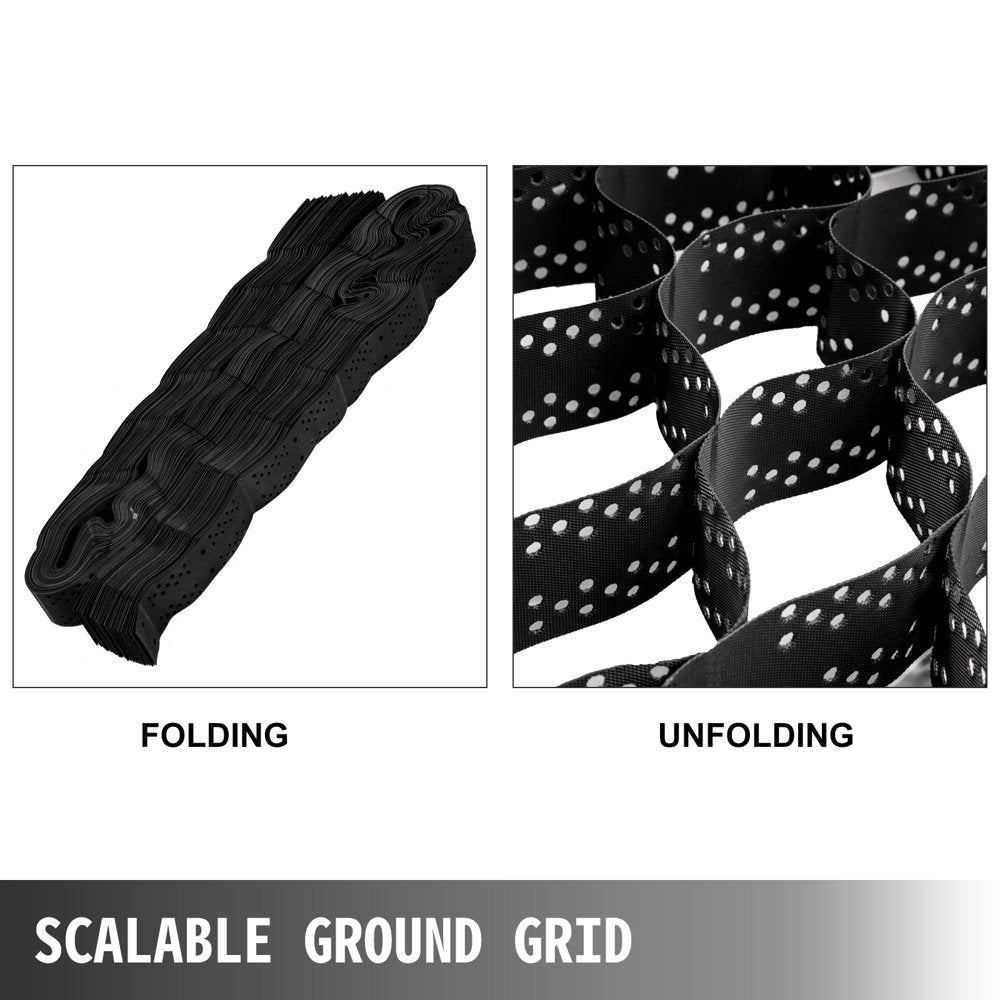 4" Geo Grid Ground Grid 9X17 Ft Geocell 4" Thick HDPE Material 1885Lbs/Sq. Ft