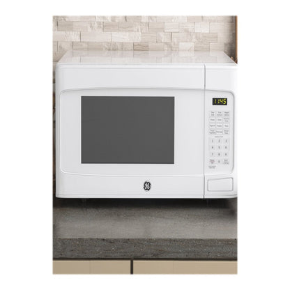 GE® 1.1 Cu. Ft. Capacity Countertop Microwave Oven, White, JES1145DLWW