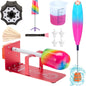 HXH Cup Turner for Crafts Tumbler,Electric Resin Mixer,Tumbler Cup Spinner,Glitter Powder,Epoxy Resin Kit for Tumblers for Beginners with Foam