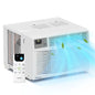 14000 BTU Window Air Conditioner 700 Sq Ft. Ac Units Intelligent , LED Diswplay Screen, with Remote Control, Can Be Used as a Dehumidifier/Fan, Operates Quietly, Energy-Saving. 24 Timer