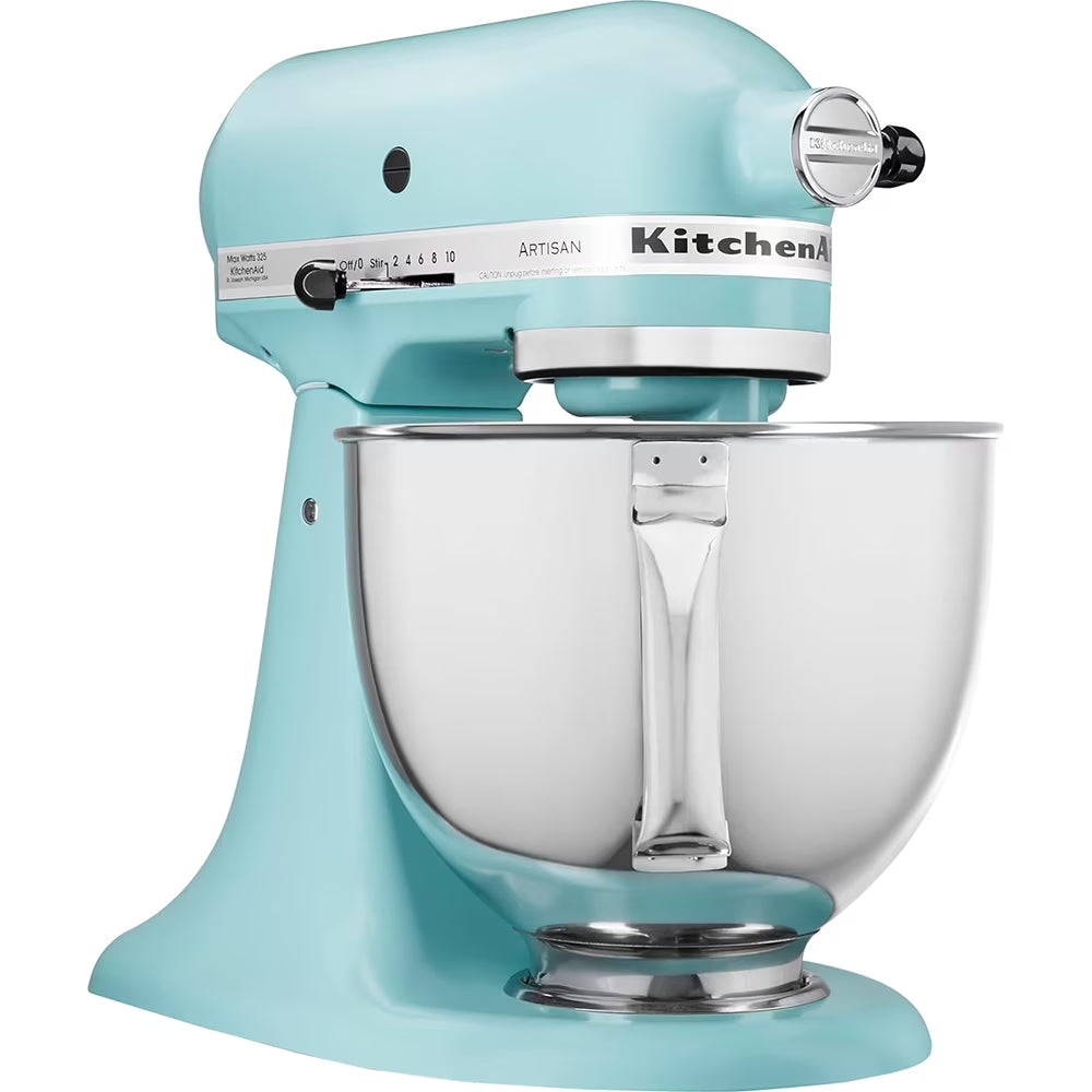 Artisan Series 5-Quart Tilt Head Stand Mixer in Mineral Water Blue - KSM150PSMI