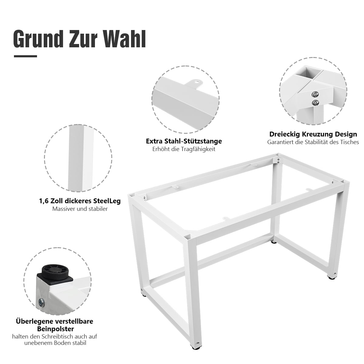 43 Inch Computer Desk Home Writing Desk Office Furniture Computer Table Study Writing Table Workstation Modern Simple PC Desk for Small Spaces Home Office, Walnut