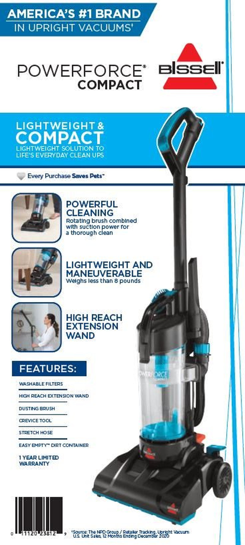 Power Force Compact Bagless Vacuum, 2112