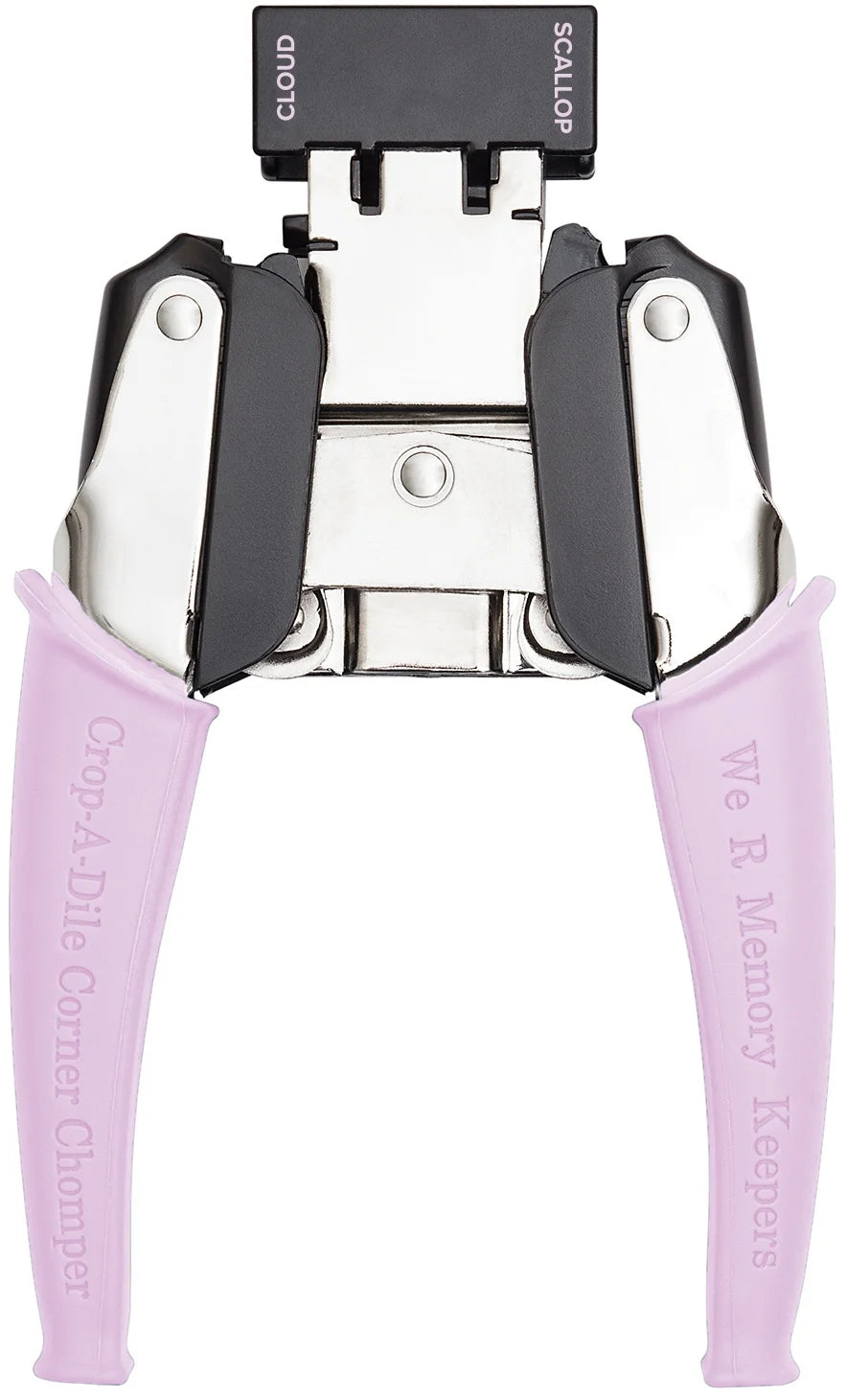 Crop-A-Dile Retro Corner Chomper Tool-Scallop & Cloud