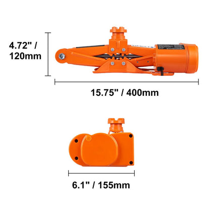 Electric Car Jack 3 Ton Electric Scissor Jack Car Repair Tool for SUV Sedans