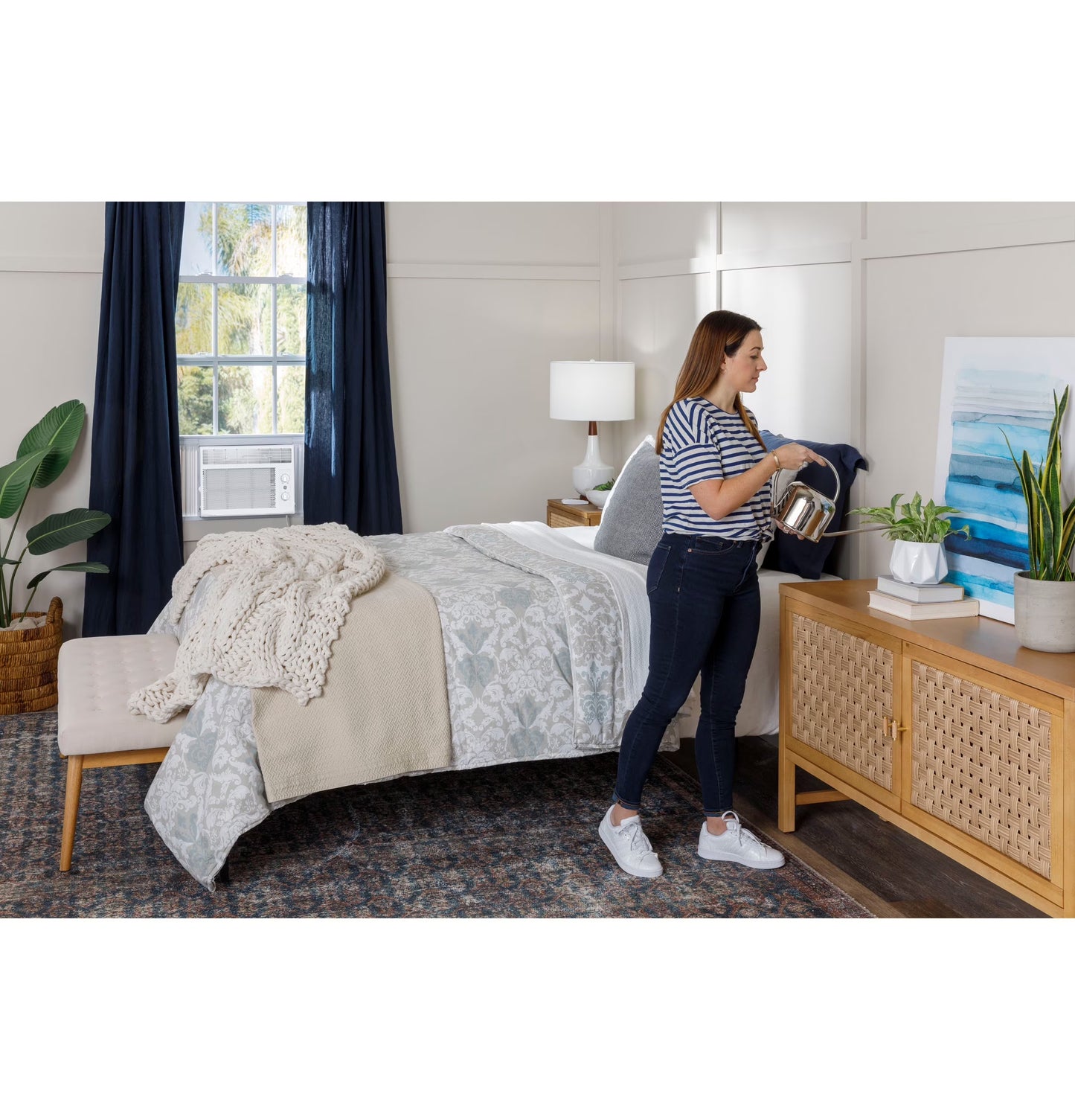 GE 5,000 BTU, 115V Mechanical Window Air Conditioner, Covers up to 150 Sq Ft