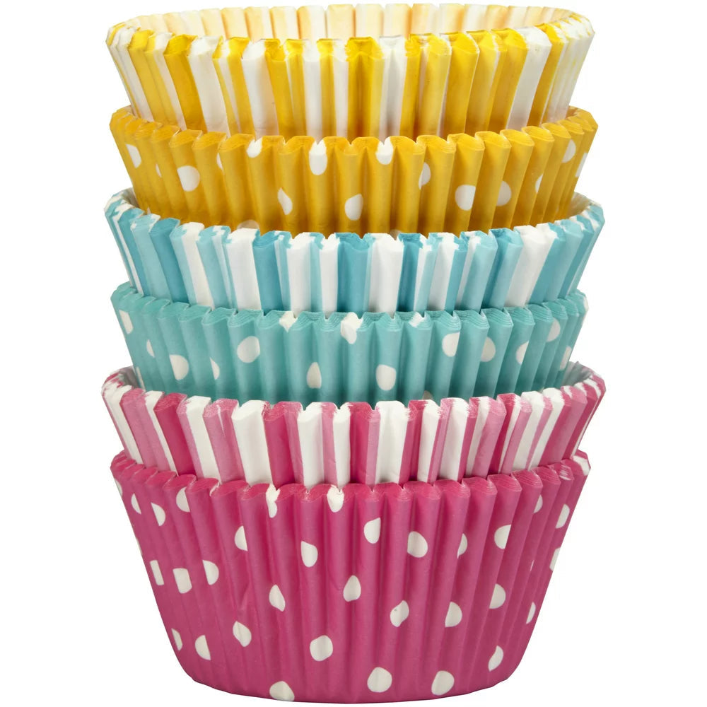 Dots and Stripes Cupcake Liners, 150-Count