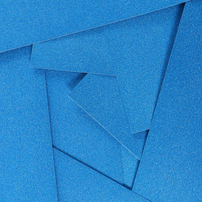 10Pcs A4 Sheets Glitter Cardstock Making Diy Material Sparkling Craftwork Scrapbooking (Sky Blue)