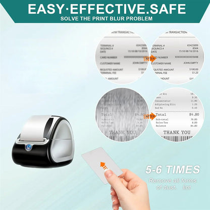 Label Printer Cleaning Card for Label Writer Label Printers 20-Pack