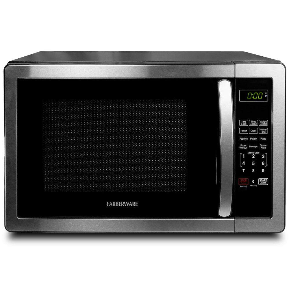 Classic 1.1 Cu. Ft. 1000W Microwave Oven, Stainless Steel