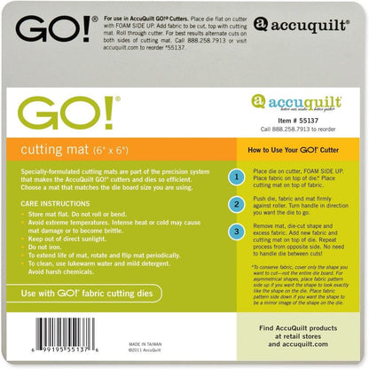 GO! Baby Cutting Mat-6"X6"