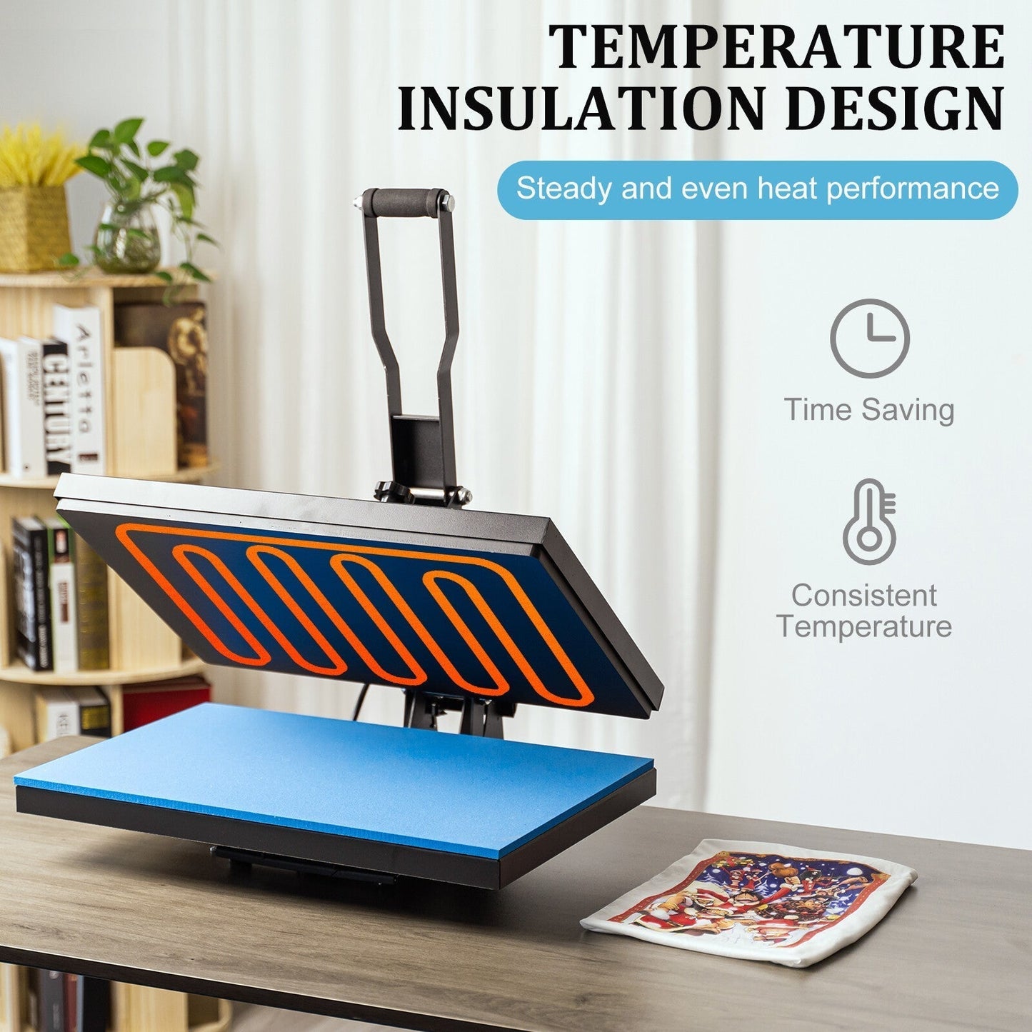 Clamshell Heat Press Machine 16" X 24" Sublimation Printer Transfer DIY T-Shirt