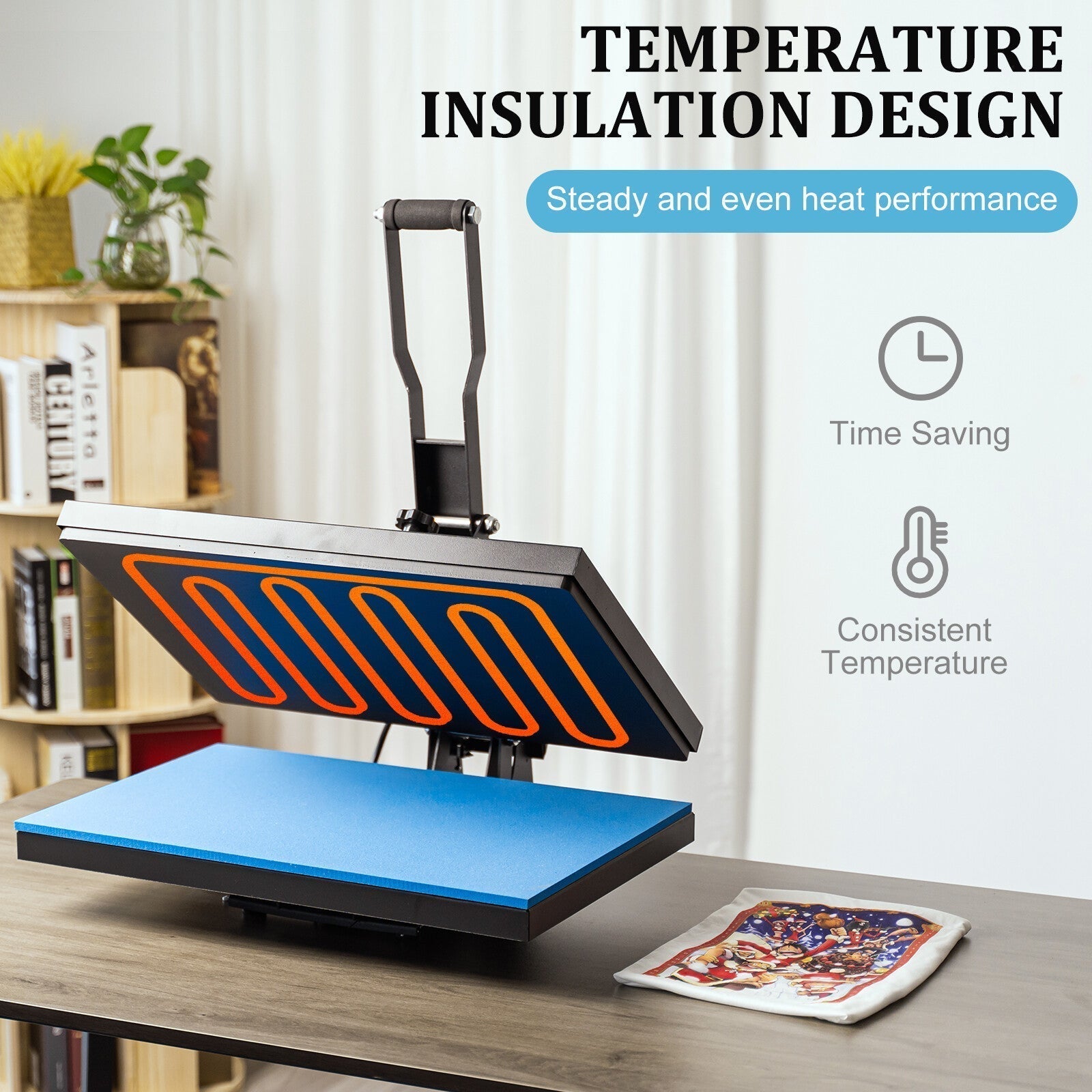 Clamshell Heat Press Machine 16" X 24" Sublimation Printer Transfer DIY T-Shirt