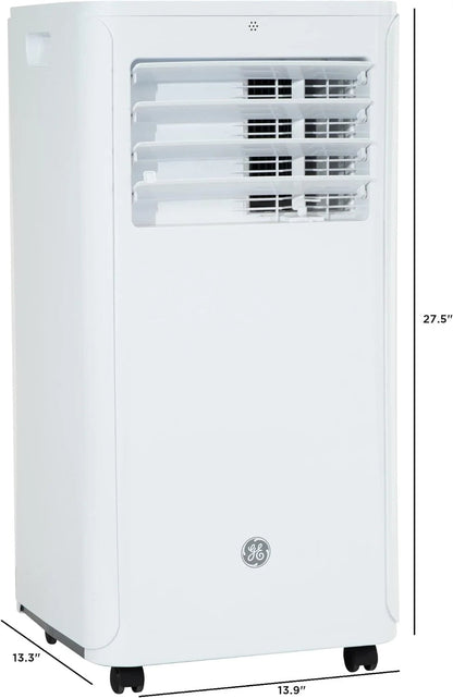 6,100 BTU Portable Air Conditioner for Small Rooms up to 250 Sq Ft., 3-In-1 with Dehumidify, Fan and Auto Evaporation, Included Window Installation Kit 6100 BTU White