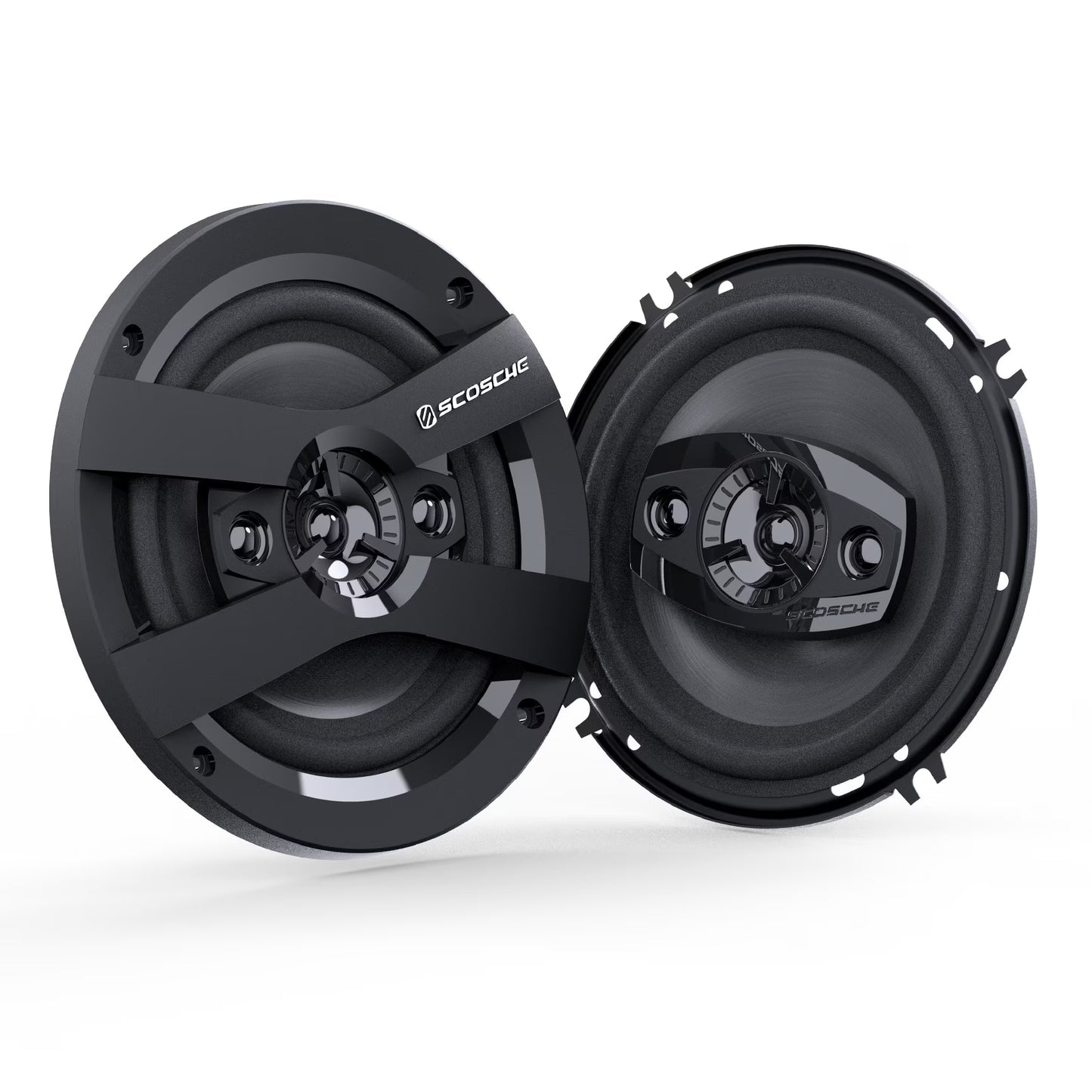 6.5" 4-Way Car Audio Speaker Pair – 200W Peak Power – Precision HD Sound, HD6504A-WM1SD