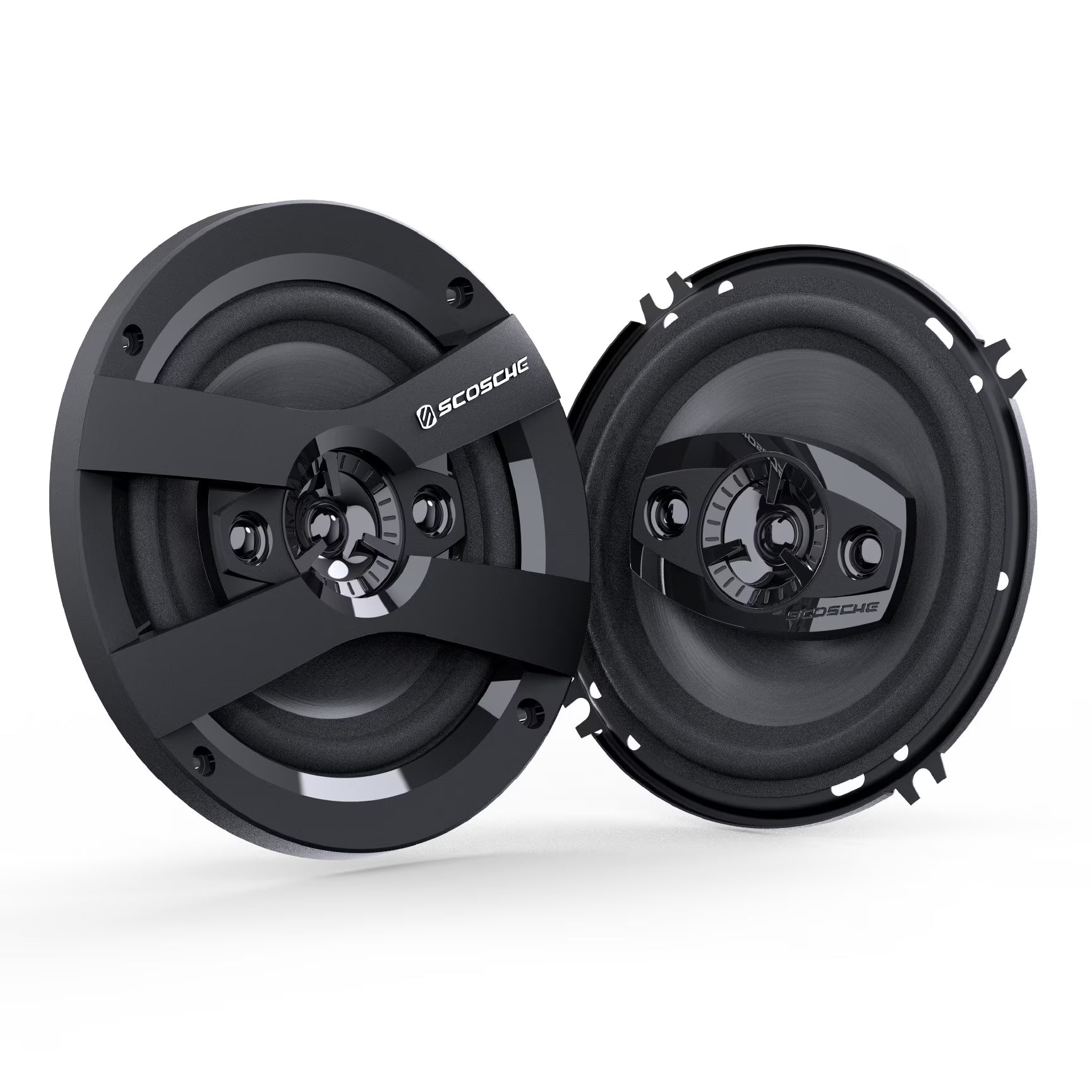 6.5" 4-Way Car Audio Speaker Pair – 200W Peak Power – Precision HD Sound, HD6504A-WM1SD