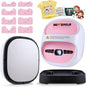 Bettersub Heat Press Machine for T-Shirts, Portable Heat Press, Iron Press for Sublimation and HTV Vinyl Shirt Press Machine for Hat, Bags, Heating Transfer Projects (8.27"×9.06" Pink)