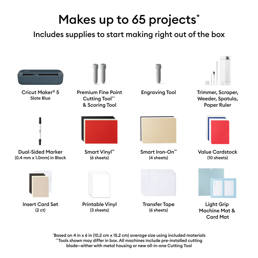 Cricut Maker® 5 Essential Bundle