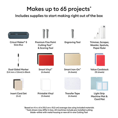 Cricut Maker® 5 Essential Bundle