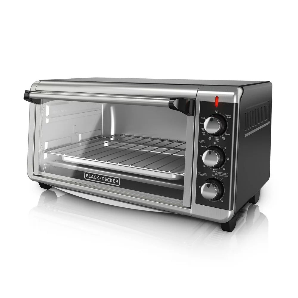 8 Slice Extra-Wide Stainless Steel Countertop Toaster Oven, TO3250XSB