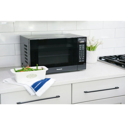 1.2 Cu. Ft. 1200W Genius Sensor Countertop Microwave Oven with Inverter Technology in Black