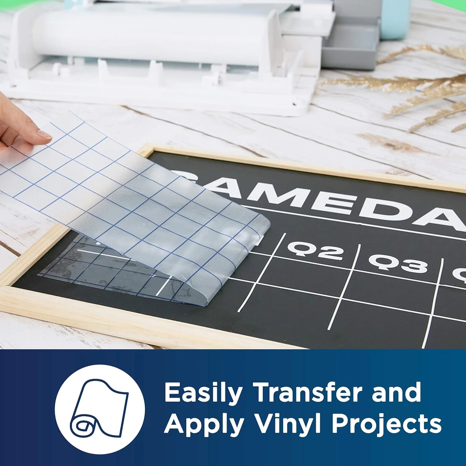 Brother Scanncut 12"X6' Adhesive Transfer Paper W/Grid-Clear