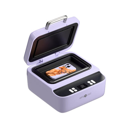 HTVRONT H17 Phone Cases Heat Press - Automatic Vacuum Heat Press Machine for Phone Cases- Sublimation Press for Custom Phone Case, Badges, Coasters,Purple