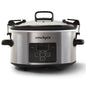 4 Quart Cook and Carry Programmable Slow Cooker, Stainless Steel