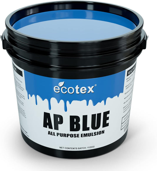 ® AP Blue Screen Printing Emulsion (Quart - 32Oz.) Pre - Sensitized Photo Emulsion for Silk Screens, Textiles, and Fabric - for Screen Printing Plastisol Ink, Screen Printing Supplies