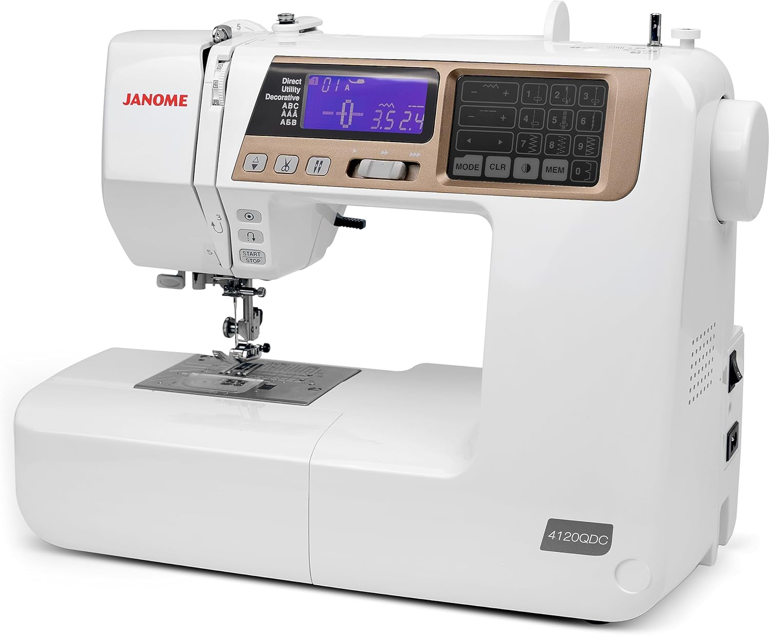 Janome 4120QDC-T Computerized Quilting and Sewing Machine with Bonus Quilt Kit