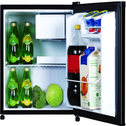 , 1.6 Cu Ft Retro Dry Erase Compact Refrigerator with Side Bottle Opener, (EFR177), Black