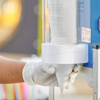 Carnival King Royalty Series SCM350R Reinforced Cabinet Sno-Cone Machine with Cup Dispenser