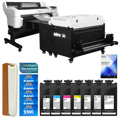 Surecolor G6070 35" DTF Printer Shaker with Ink Bundle