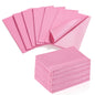 Makartt Disposable Nail Mats, 50 Pcs 3-Ply Absorbent Nail Table Pads with PE Backing, 18” X 13” Nail Desk Protection for Manicure Pedicure, Acrylic Gel Practice, Salon & Home DIY (Pink)