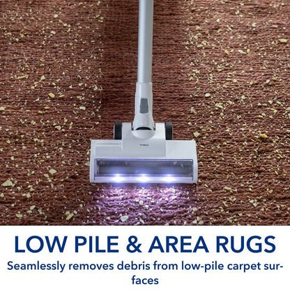 Litevak by  Cordless Stick Vacuum - 40 Minute Runtime + HEPA Filtration + LED Headlight - New