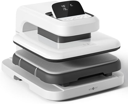 Auto Heat Press 2 - Heat Press Machine for T Shirts with Adjustable Pressure & Higher Heating Height, Heats up Fast & Evenly Heat Press 15X15 for HTV, Sublimation, Heat Transfer Projects