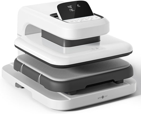Auto Heat Press 2 - Heat Press Machine for T Shirts with Adjustable Pressure & Higher Heating Height, Heats up Fast & Evenly Heat Press 15X15 for HTV, Sublimation, Heat Transfer Projects