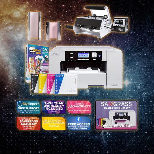 Virtuoso SG500 Sublijet Sublimation Printer with Signature Series 2-In-1 Mug Press