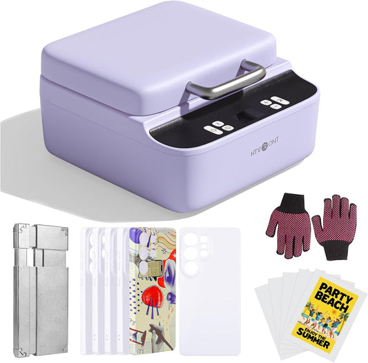 Phone Case Heat Press(Compatible with Android) + 6PCS Sublimation Phone Case Blanks(Compatible with Galaxy S25 Ultra)